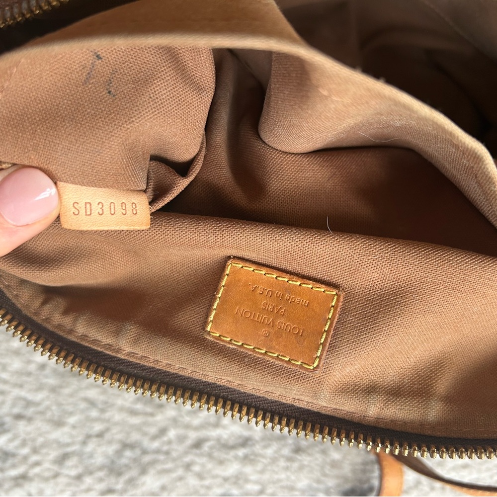 Louis Vuitton Monogram Palermo PM Shoulder Bag w/ Strap Brown - Picture 5 of 17